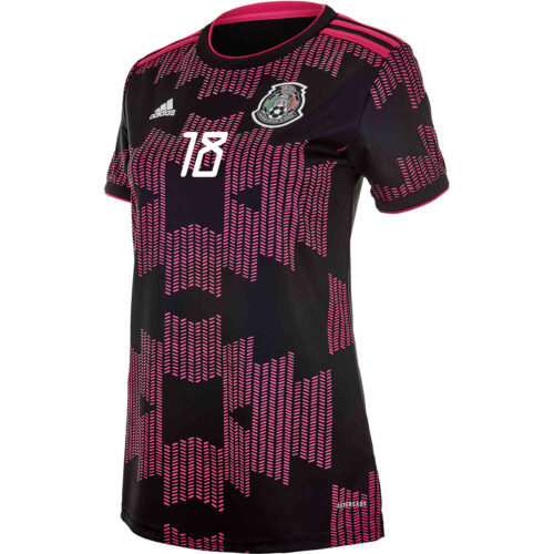 2021 Womens adidas Andres Guardado Mexico Home Jersey