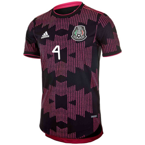 2021 adidas Edson Alvarez Mexico Home Authentic Jersey