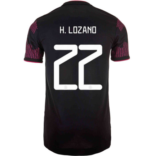 2021 adidas Hirving Lozano Mexico Home Authentic Jersey