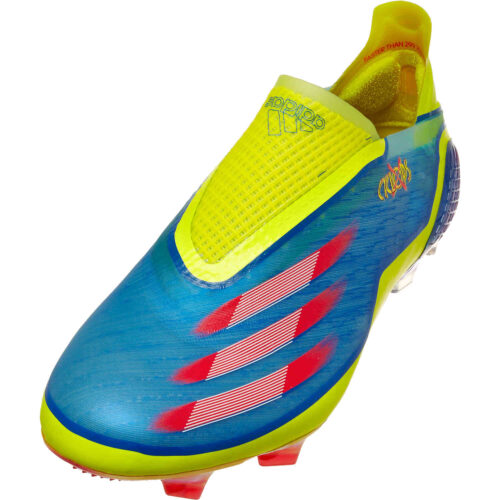 adidas x Marvel X-Men X Ghosted+ FG – Blue & Vivid Red with Bright Yellow