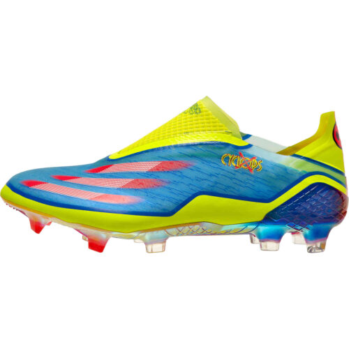 adidas x Marvel X-Men X Ghosted+ FG – Blue & Vivid Red with Bright Yellow