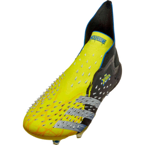 adidas x Marvel X-Men Predator Freak+ FG – Bright Yellow & Silver Metallic with Core Black