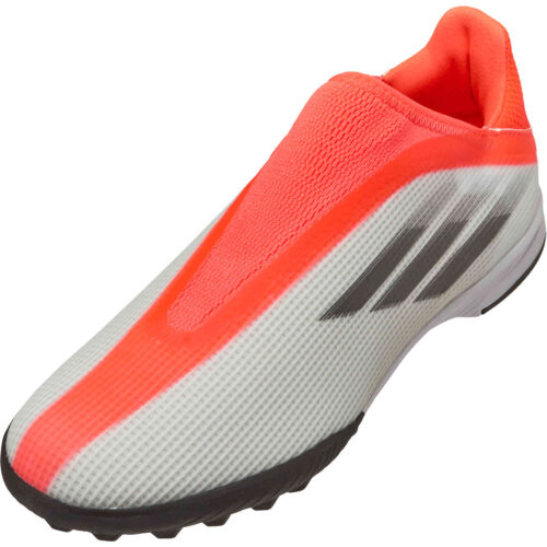 Kids adidas Laceless X Speedflow.3 TF – Whitespark