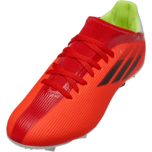 Kids adidas X Speedflow.3 FG – Meteorite