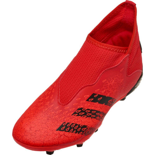 Kids adidas Laceless Predator Freak.3 FG – Meteorite