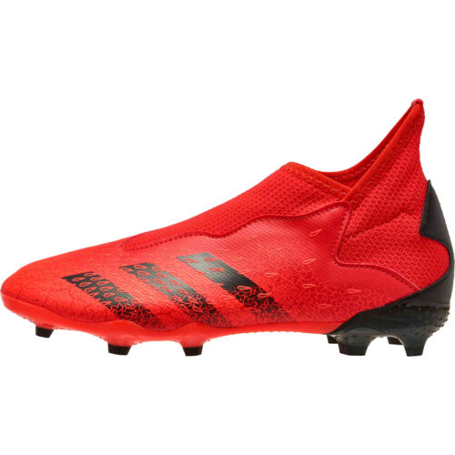 Kids adidas Laceless Predator Freak.3 FG – Meteorite