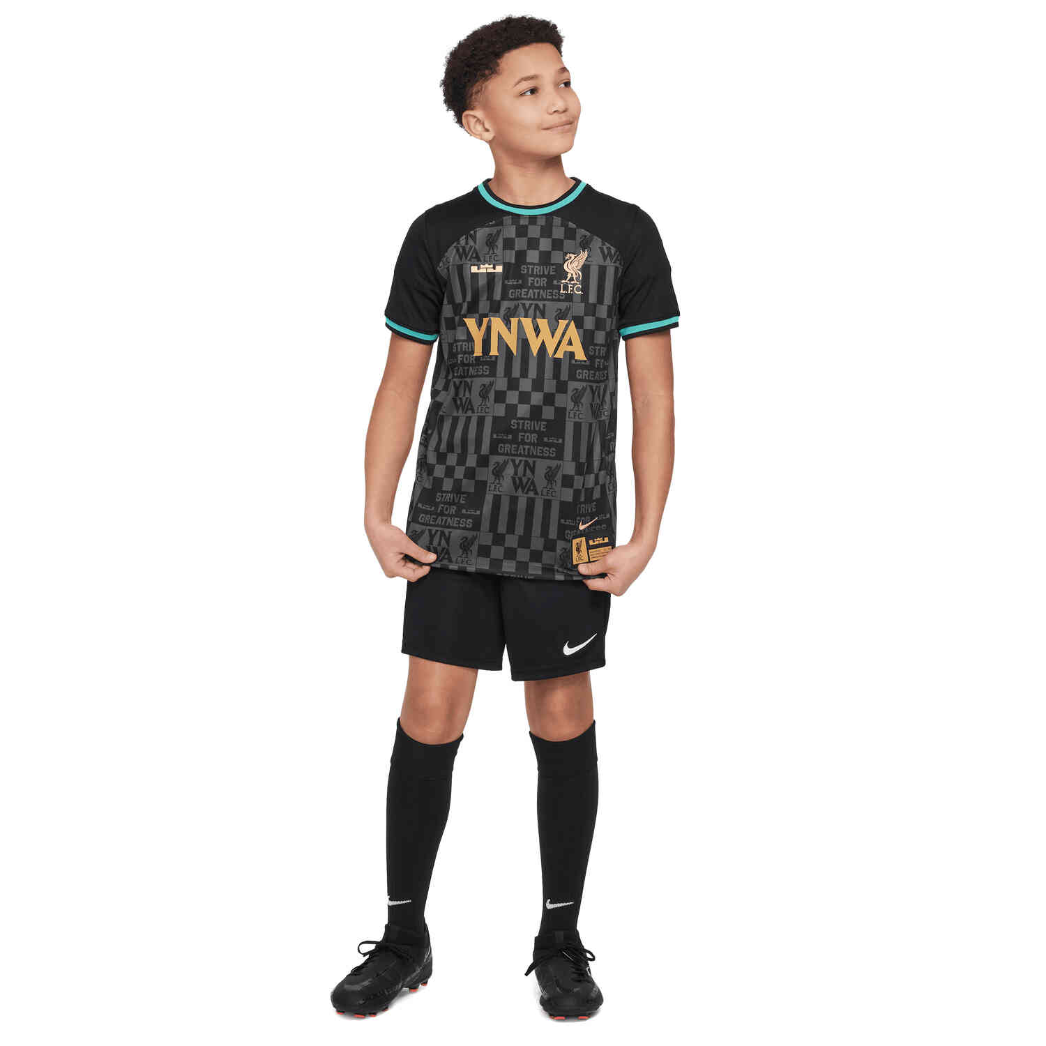 Kids Nike Lebron James Liverpool Jersey