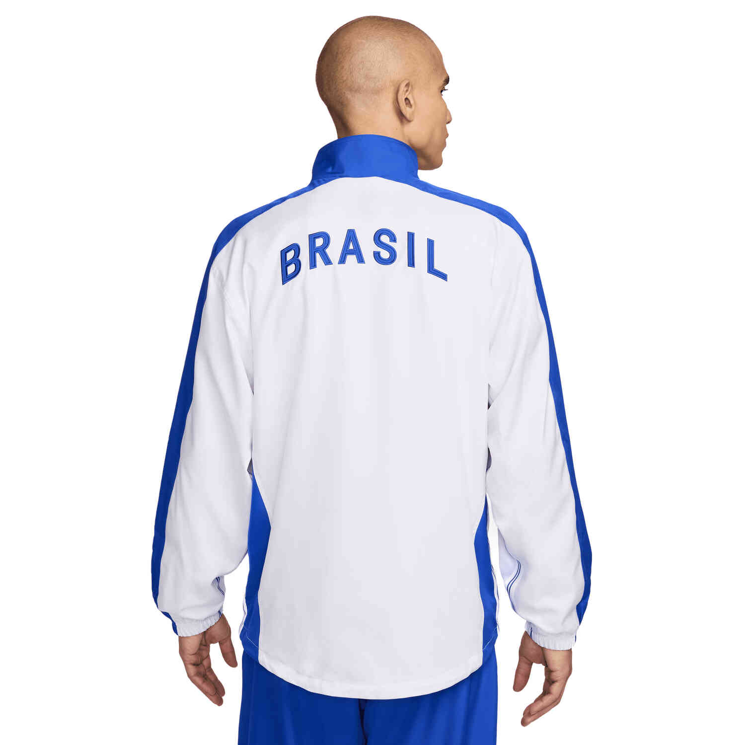 Nike Brazil 1998 Reissue Track Jacket - White/Lyon Blue/Lyon Blue -  SoccerPro