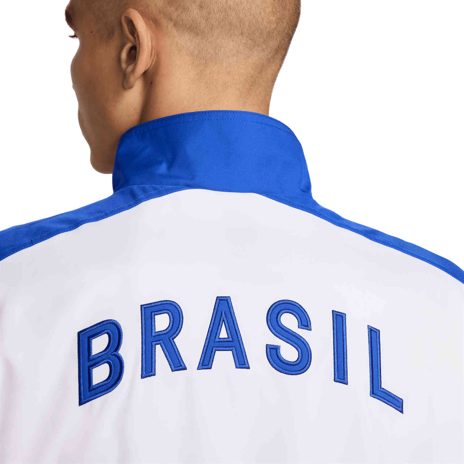 Nike Brazil 1998 Reissue Track Jacket - White/Lyon Blue/Lyon Blue -  SoccerPro