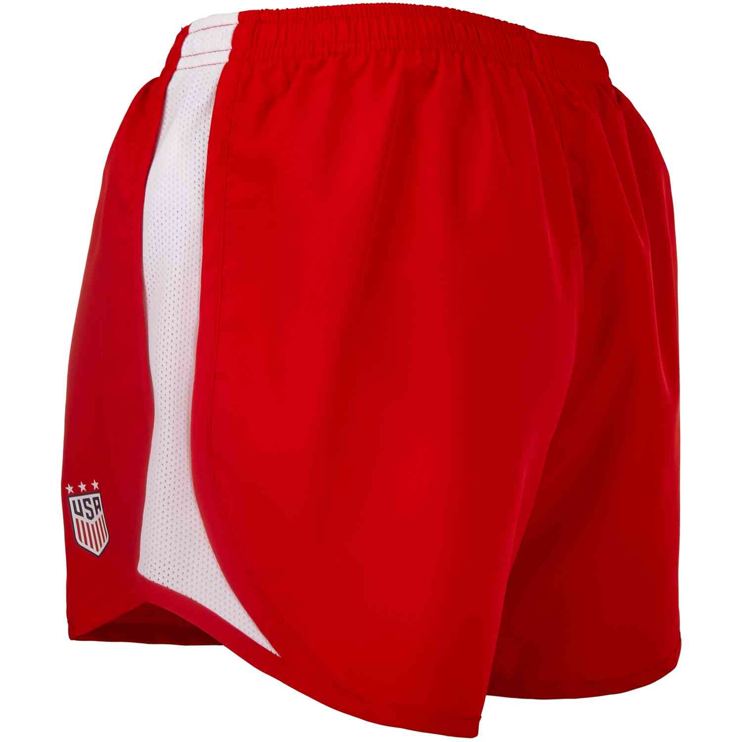 red nike tempo shorts