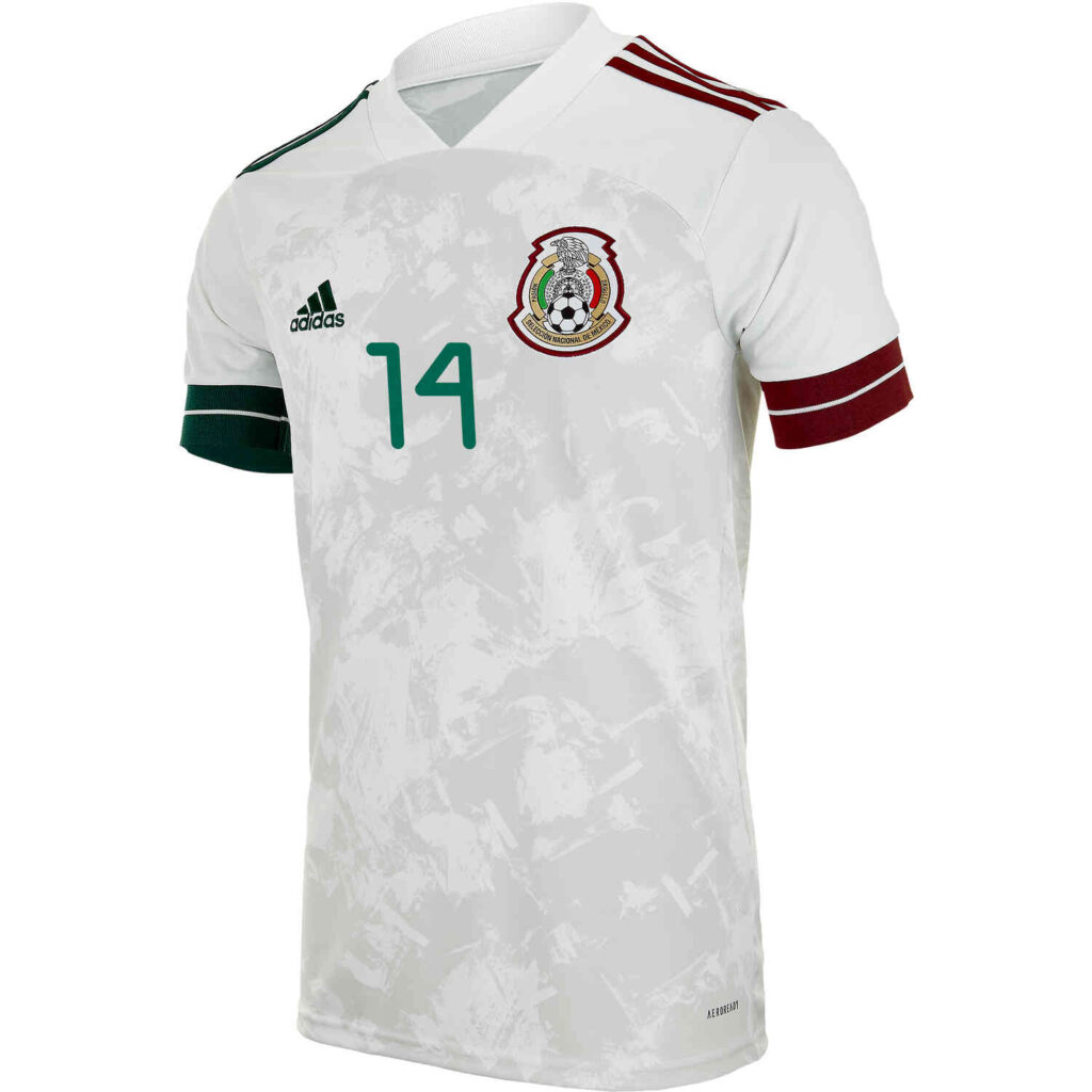 2020 adidas Diego Lainez Mexico Away Jersey SoccerPro