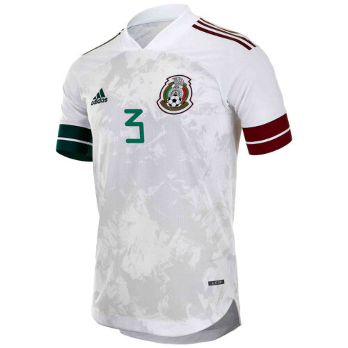 2020 adidas Carlos Salcedo Mexico Away Authentic Jersey