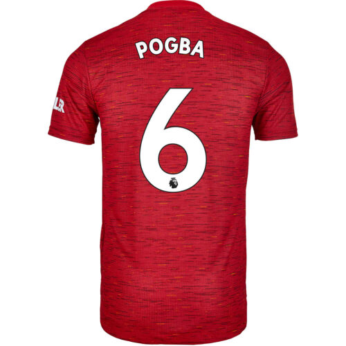 2020/21 adidas Paul Pogba Manchester United Home Authentic Jersey