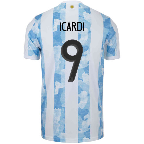 2021 adidas Mauro Icardi Argentina Home Jersey