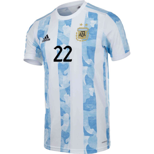 2021 adidas Lautaro Martinez Argentina Home Jersey