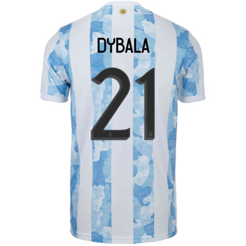 2021 Kids adidas Paulo Dybala Argentina Home Jersey