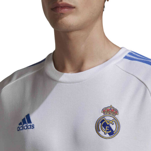 adidas Real Madrid Icons L/S Tee – White/Black