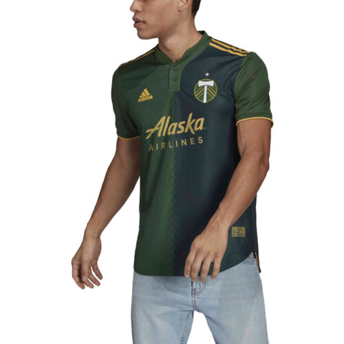 2021 adidas Portland Timbers Home Authentic Jersey