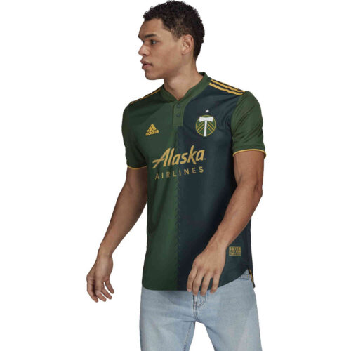 2021 adidas Portland Timbers Home Authentic Jersey