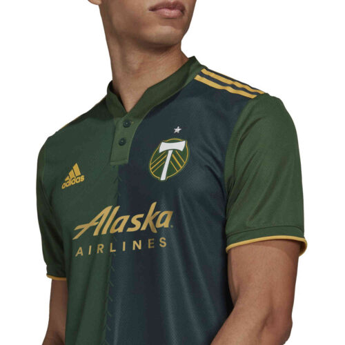 2021 adidas Portland Timbers Home Authentic Jersey