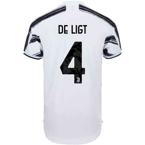 2020/21 adidas Matthijs de Ligt Juventus Home Authentic Jersey