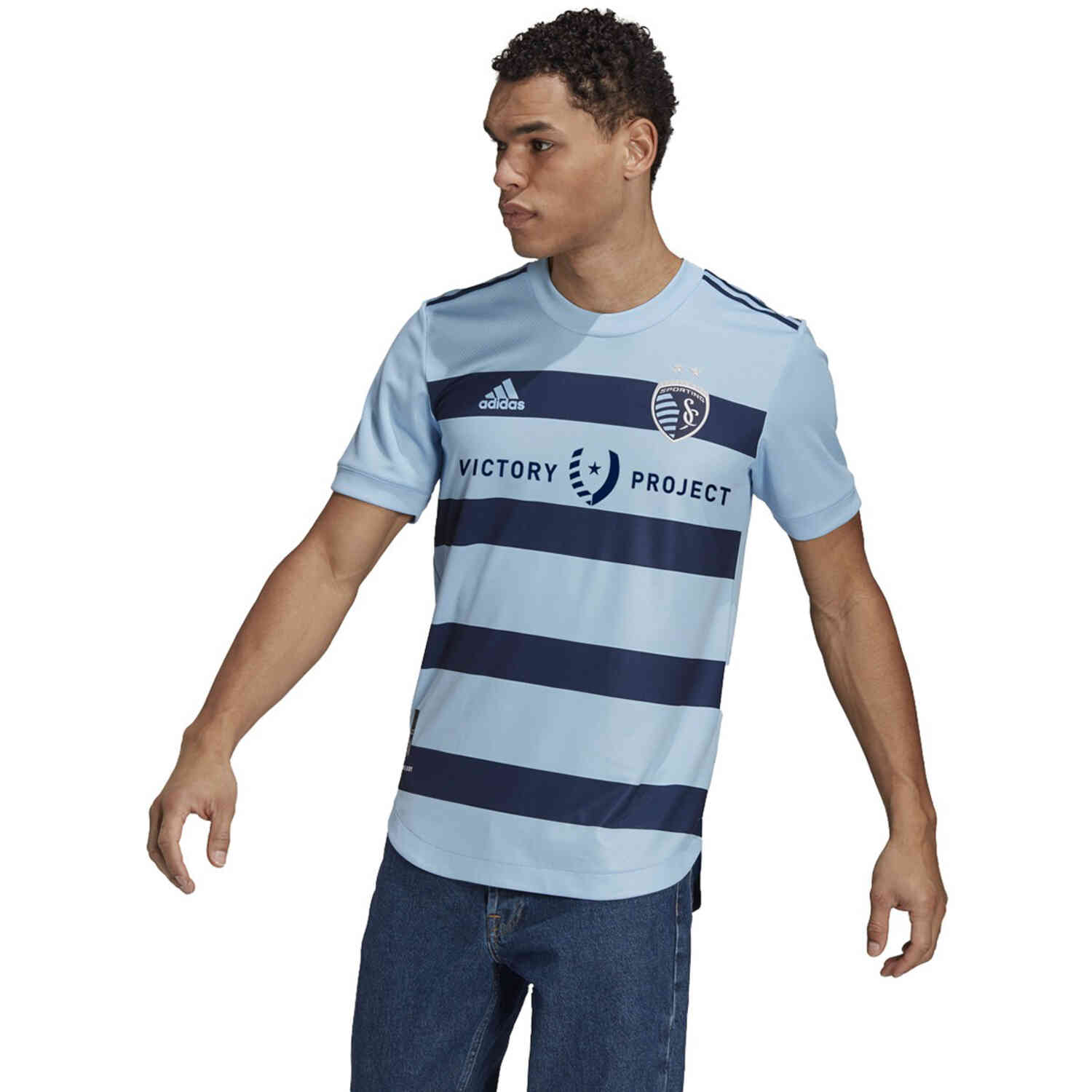 2021 adidas Sporting KC Home Authentic Jersey SoccerPro