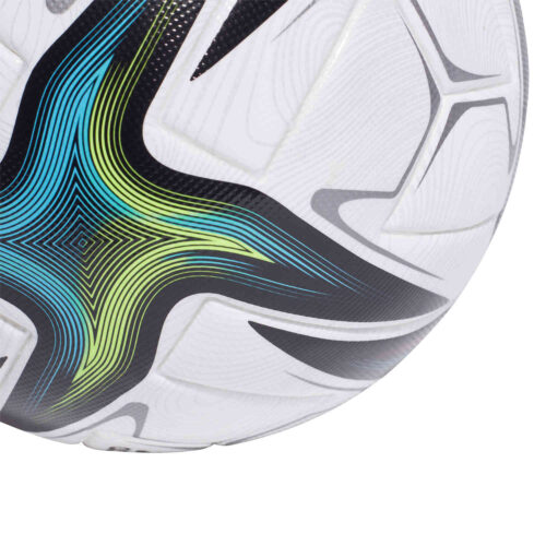 adidas CONEXT21 Pro Official Match Soccer Ball – White & Black with Shock Pink with Signal Green