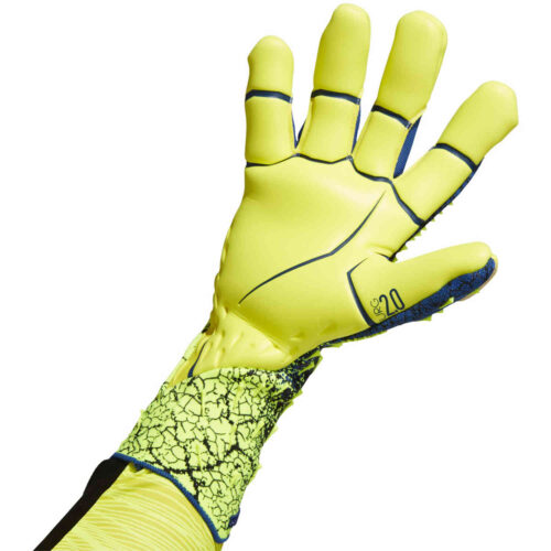 adidas Predator Pro Hybrid Cut Goalkeeper Gloves – Black & Team Royal with Solar Yellow