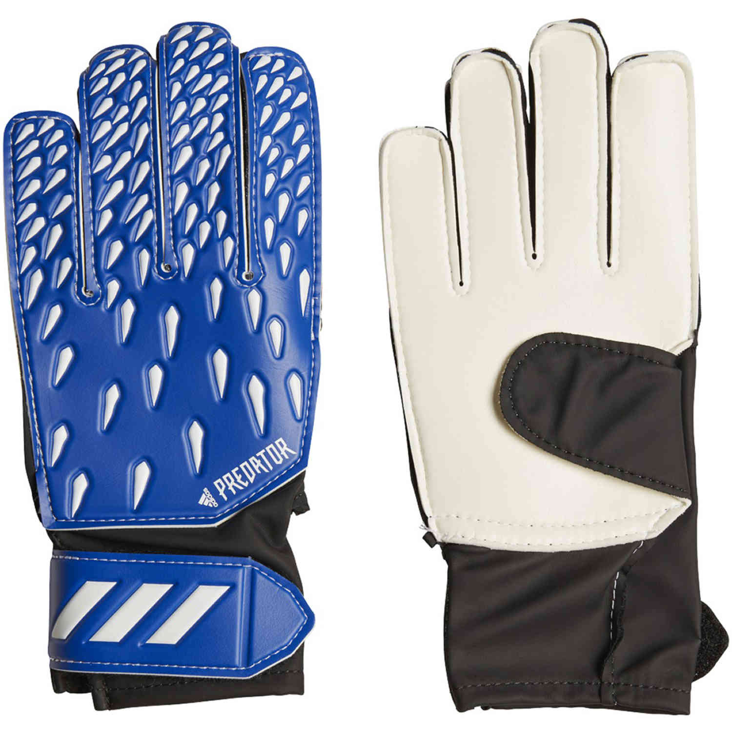 Adidas predator hot sale gloves blue