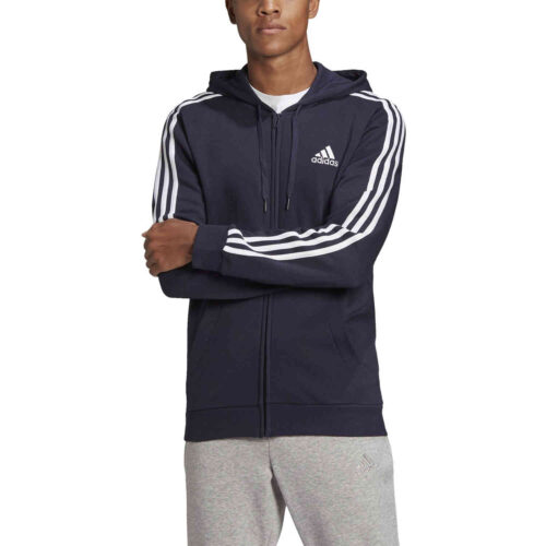 adidas Essentials Fleece Full-zip Hoodie – Legend Ink