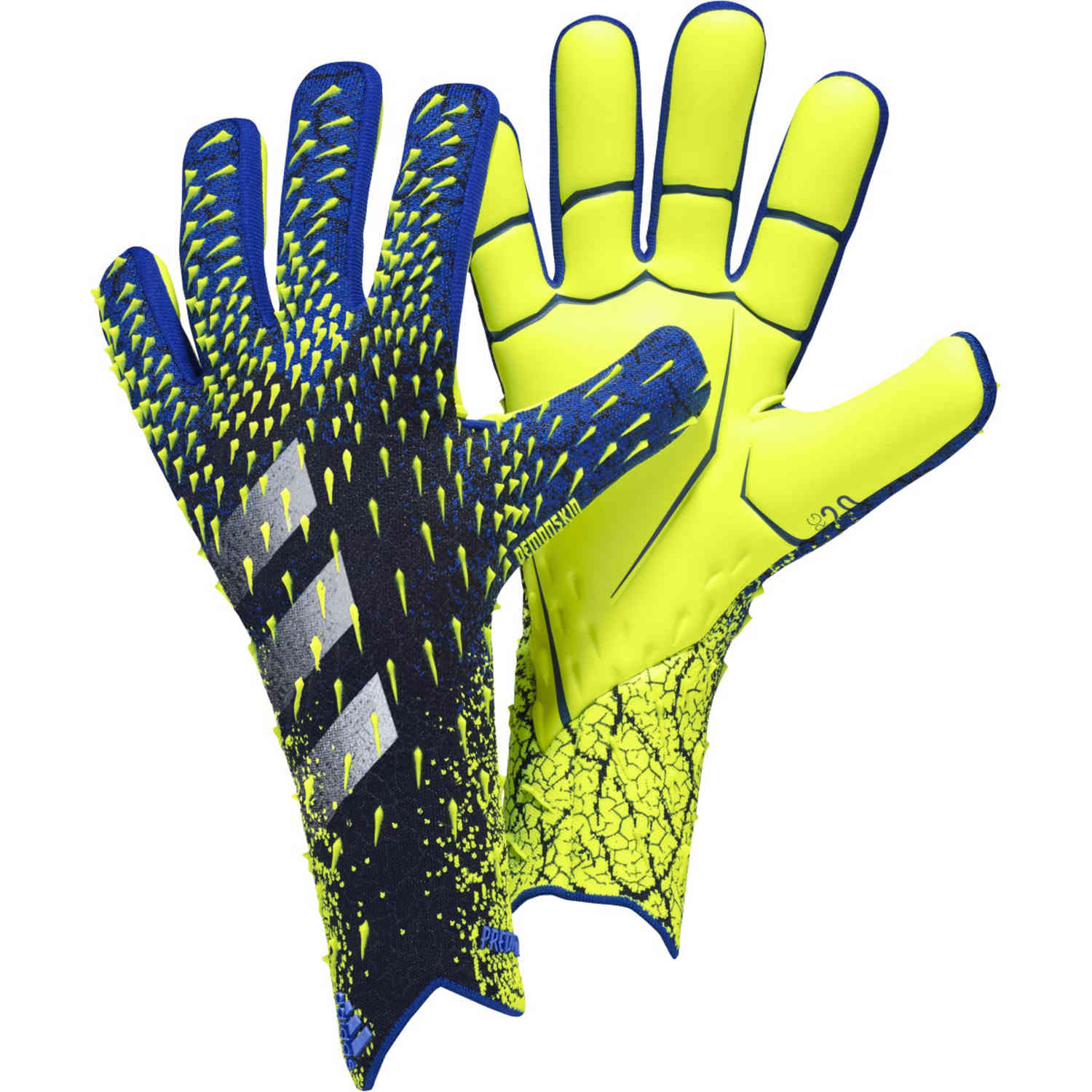 adidas yellow gloves