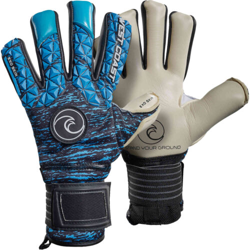 West Coast Quantum Exo Lockdown Goalkeeper Gloves – Blue & Black