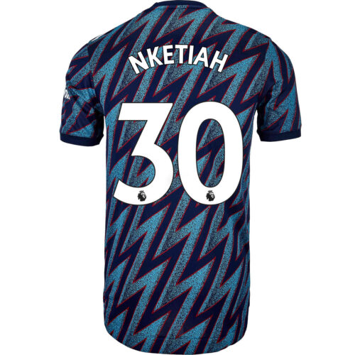 2021/22 adidas Eddie Nketiah Arsenal 3rd Authentic Jersey