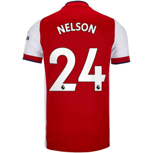 2021/22 adidas Reiss Nelson Arsenal Home Jersey