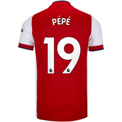 2021/22 adidas Nicolas Pepe Arsenal Home Jersey