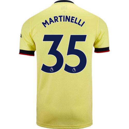 2021/22 adidas Gabriel Martinelli Arsenal Away Jersey