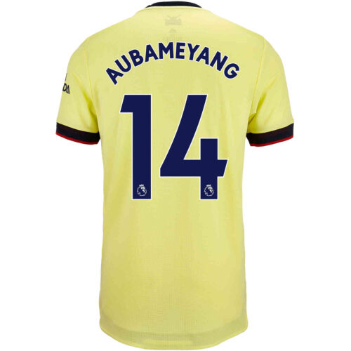 2021/22 adidas Pierre-Emerick Aubameyang Arsenal Away Authentic Jersey
