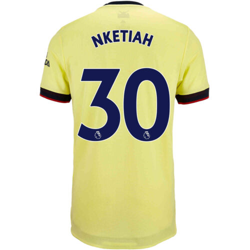 2021/22 adidas Eddie Nketiah Arsenal Away Authentic Jersey