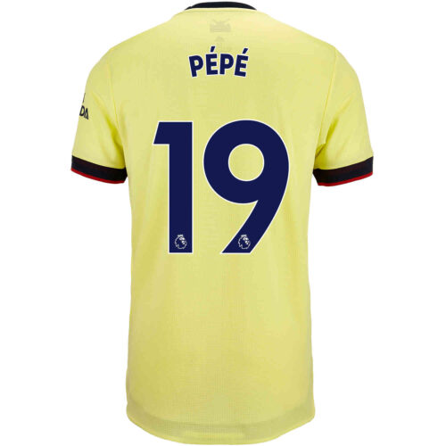 2021/22 adidas Nicolas Pepe Arsenal Away Authentic Jersey
