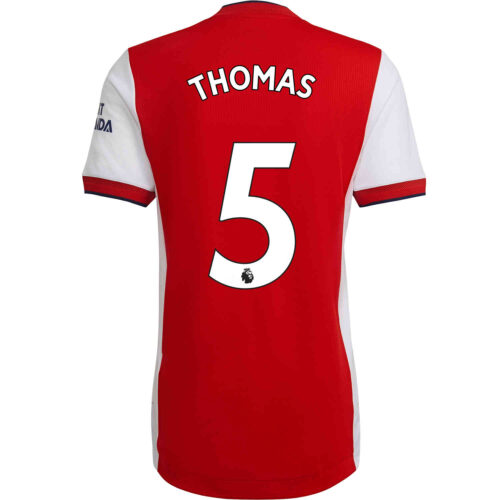 2021/22 adidas Thomas Partey Arsenal Home Authentic Jersey
