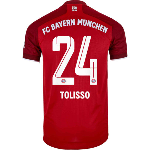 2021/22 adidas Corentin Tolisso Bayern Munich Home Authentic Jersey