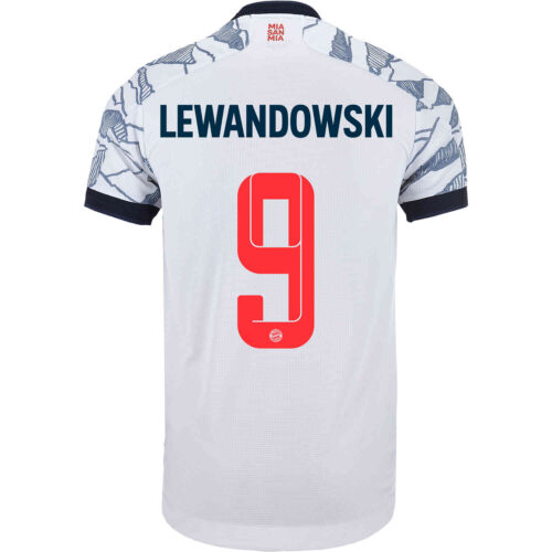 2021/22 adidas Robert Lewandowski Bayern Munich 3rd Authentic Jersey