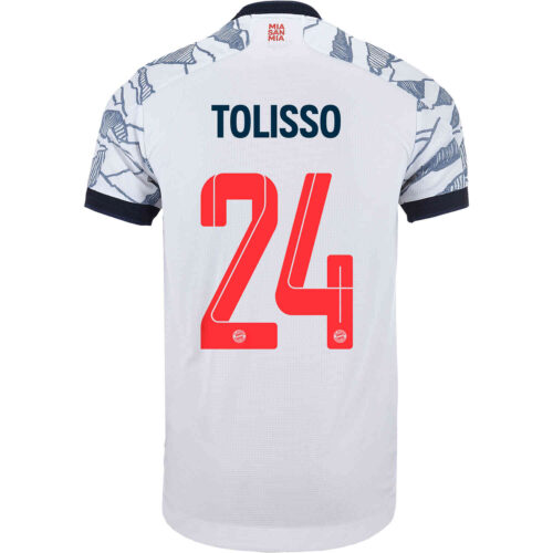 2021/22 adidas Corentin Tolisso Bayern Munich 3rd Authentic Jersey