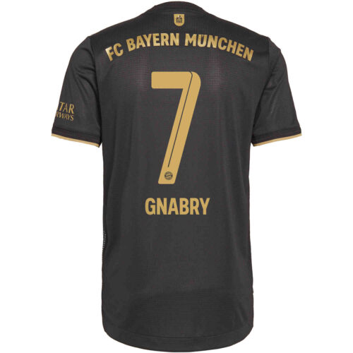 2021/22 adidas Serge Gnabry Bayern Munich Away Authentic Jersey