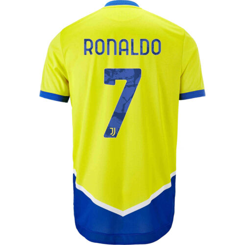 2021/22 adidas Cristiano Ronaldo Juventus 3rd Authentic Jersey