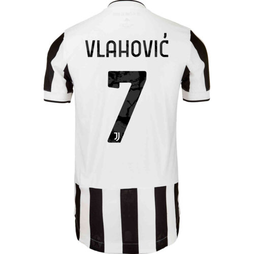 2021/22 adidas Dusan Vlahovic Juventus Home Authentic Jersey