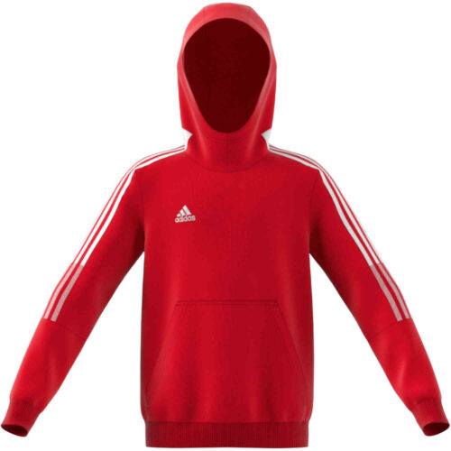 Kids adidas Tiro21 Fleece Hoodie – Power Red