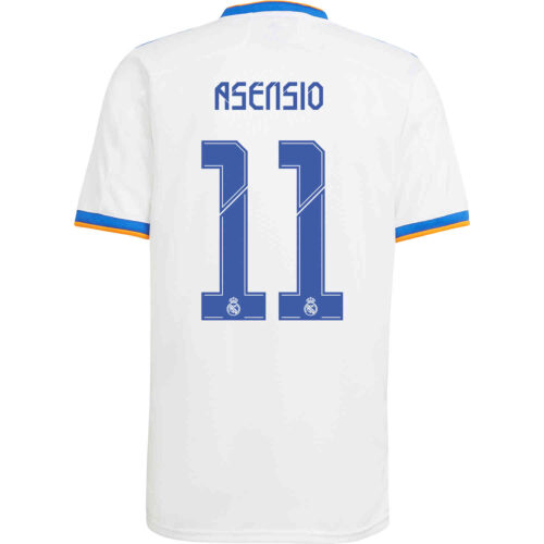2021/22 adidas Marco Asensio Real Madrid Home Jersey