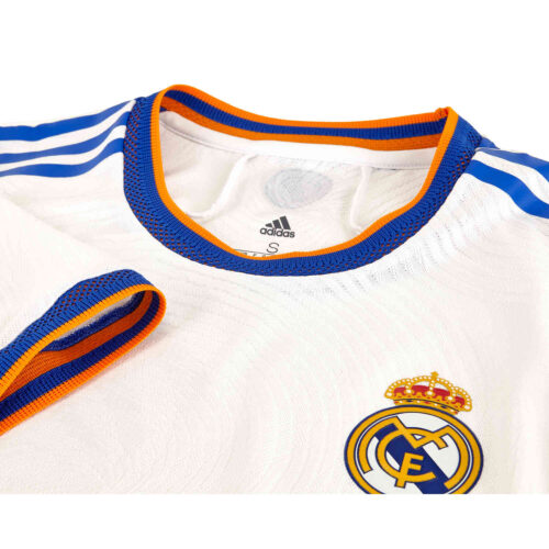 2021/22 adidas David Alaba Real Madrid Home Authentic Jersey