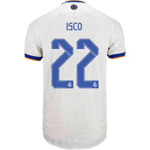 2021/22 adidas Isco Real Madrid Home Authentic Jersey